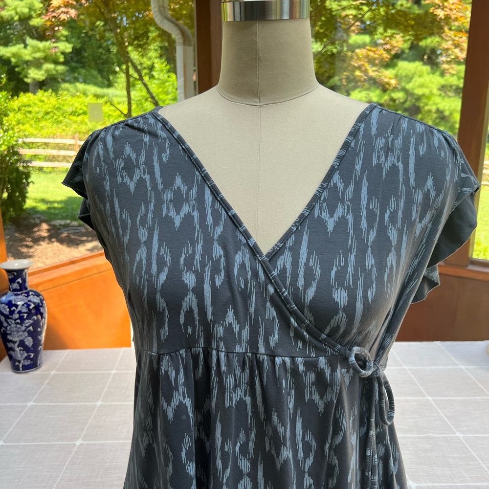 Mary Ellen BOHO IKAT wrap dress